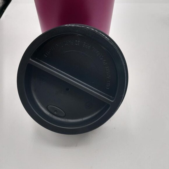 Starbucks Magenta Vacuum Stainless Steel Tumbler Clip on Handle 16 OZ Thermos - Picture 5 of 9